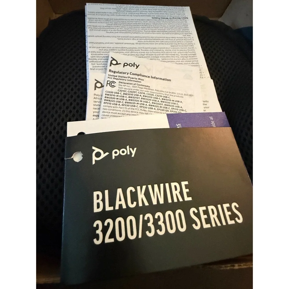 Poly Blackwire 3315 Wired Monaural Headset USB-C Microsoft Teams BW3315M 8X218AA